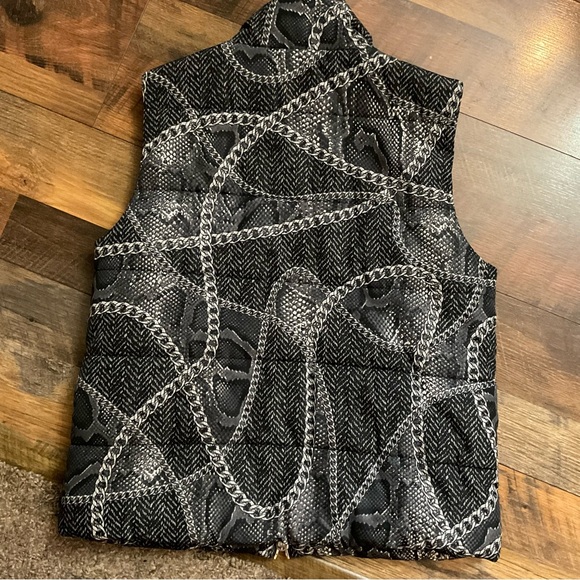 Michael Kors Chain Pattern Vest S - Picture 3 of 5